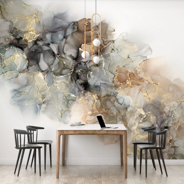 Smoky Marble Wall Mural Wallpaper