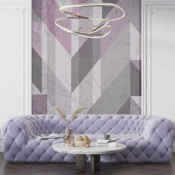 Geometric Vintage Wallpaper Wall Mural