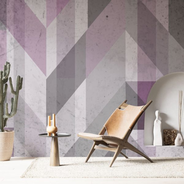 Geometric Vintage Wallpaper Wall Mural