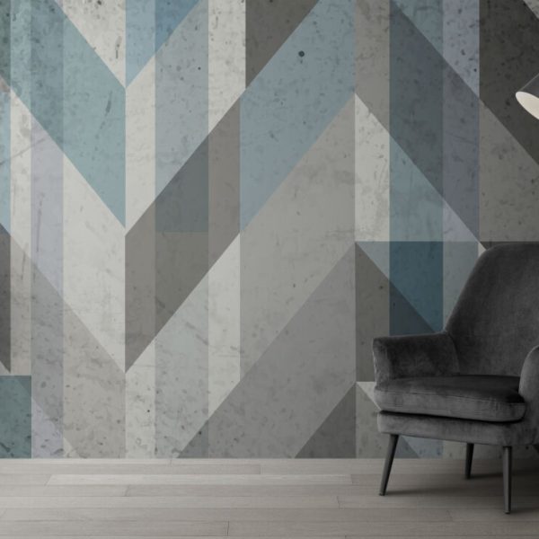 Geometric Vintage Wallpaper Wall Mural