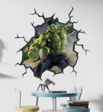 Wall Decal Hulk Breaking The Wall