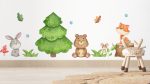 Wall Decal Cute Animals In The Garden Sticker