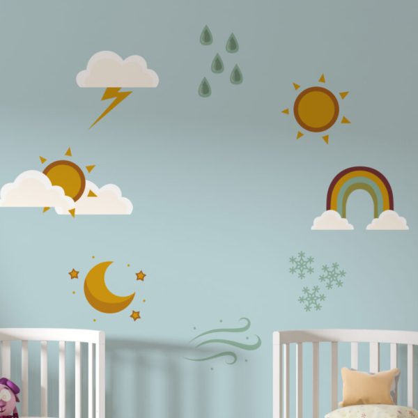 Wall Decal Climate Decal In The Sky Clouds