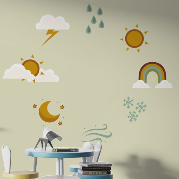 Wall Decal Climate Decal In The Sky Clouds