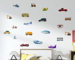 Wall Decal Small Vehicle Stickers For Kids