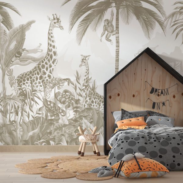 Safari Themed Wallpaper For Kids