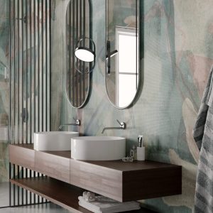Leopard Figure Tropical Wallpaper