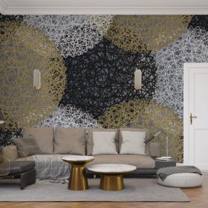 Spider Web Lace Pattern Wallpaper