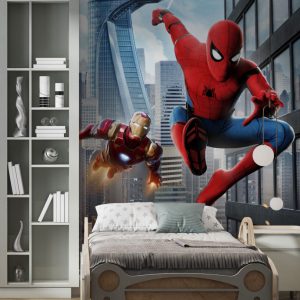 Spider-Man and Iron Man Wallpaper