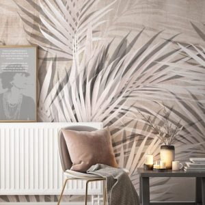 Leaves and Shadows 3D Wallpaper