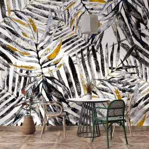 Tropical Leaf Patterns Wallpaper