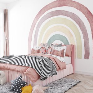 Soft Colours Rainbow Wallpaper