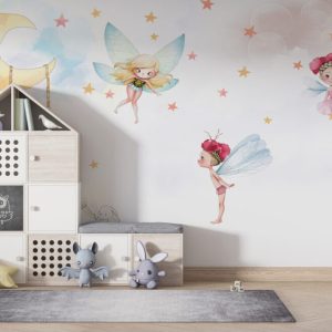 Fairy Patterned 3D Wallpaper