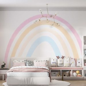 Soft Colours Rainbow Wallpaper