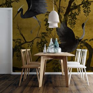 Tree and Bird Special Design Wallpaper