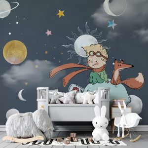 Little Prince in Space Wallpaper
