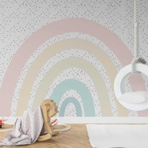 Soft Large Rainbow Wallpaper