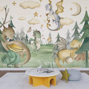 Dragons 3D Kids Wallpaper