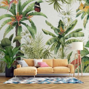 Tropical Forest and Animals 3D Wallpaper