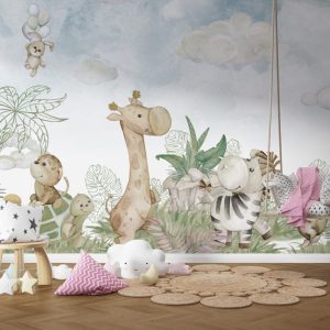 Cute Animals Strolling Wallpaper