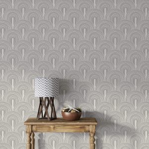 Linear Geometric Style Pattern Wallpaper