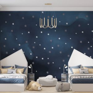 Sky and Star Pattern Wallpaper