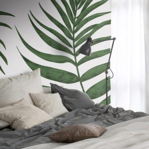 Large Tropical Leaves Wallpaper