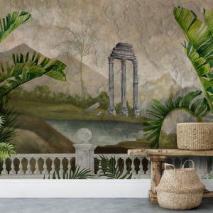 Tropical Wallpaper Overlooking the Ancient City