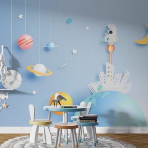Planet Wallpaper for Kids Room