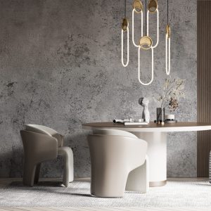 Linear Animals in Coffee Tones Wallpaper