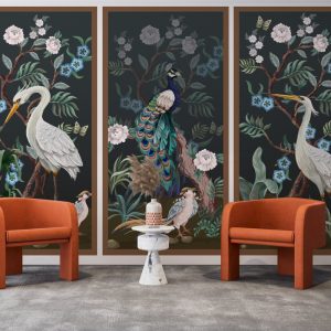 Tropical Animals Pattern Wallpaper