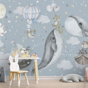 Soft Flower Bouquet Hanging Down Wallpaper