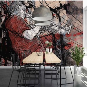 Jazz Concert on the Street Wallpaper