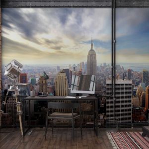 New York City Panoramic View Wallpaper