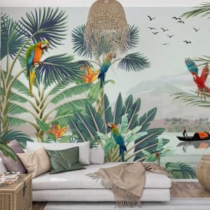 Parrot Paradise Wallpaper