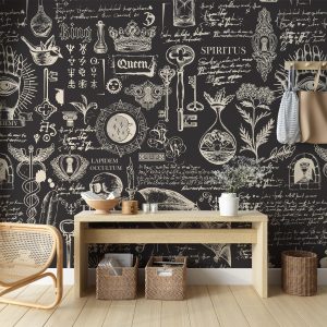 Mystical and Alchemy Classic Style Wallpaper