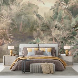 Exotic Tropical Leaves Special Design 3D Wallpaper