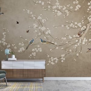 Flowers and Birds 3D Wallpaper